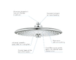 Grohe Vitalio Joy - Hlavová sprcha, průměr 26 cm, 3 proudy, chrom 26462000