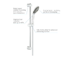 Grohe Vitalio Joy - Set sprchové hlavice, 3 proudy, tyče a hadice, chrom 27333000