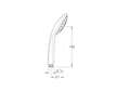Grohe Vitalio Joy - Sprchová hlavice 110, 1 proud, chrom 27315000