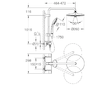 Grohe Vitalio Joy - Sprchový set 260 s termostatem, 3 proudy, chrom 26403001