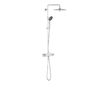 Grohe Vitalio Joy - Sprchový set 260 s termostatem na zeď a poličkou, chrom 26403002