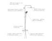 Grohe Vitalio Joy - Sprchový set 310 s termostatem na zeď, 3 proudy, chrom 26400001