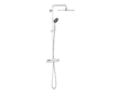 Grohe Vitalio Joy - Sprchový set 310 s termostatem na zeď a poličkou, 3 proudy, chrom 26401001