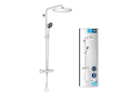 Grohe Vitalio Joy - Sprchový set 310 s termostatem na zeď a poličkou, 3 proudy, chrom 26401001