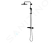 Grohe Vitalio Joy - Sprchový set s termostatem, průměr 26 cm, 3 proudy, phantom black 26403KF2