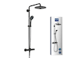 Grohe Vitalio Joy - Sprchový set s termostatem, průměr 26 cm, 3 proudy, phantom black 26403KF2