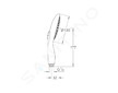 Grohe Vitalio Rain - Sprchová hlavice 130, 4 proudy, chrom 26107000
