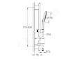 Grohe Vitalio SmartActive - Set sprchové hlavice, 3 proudy, tyče a hadice, chrom 26598000