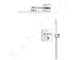 Grohe Vitalio SmartActive - Sprchový set s termostatem pod omítku, 31x31 cm, 2 proudy, chrom 34875000