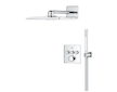 Grohe Vitalio SmartActive - Sprchový set s termostatem pod omítku, 31x31 cm, 2 proudy, chrom 34875000