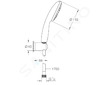 Grohe Vitalio Start - Set sprchové hlavice, držáku a hadice, chrom 27944001