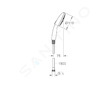 Grohe Vitalio Start - Sprchová hlavice s hadicí 150 cm, 2 proudy, chrom 26972001