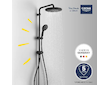 Grohe Vitalio Start - Sprchový set bez baterie, průměr 25 cm, 2 proudy, matná černá 266802431