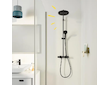 Grohe Vitalio Start - Sprchový set s termostatem, průměr 25 cm, 2 proudy, matná černá 266772431