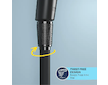 Grohe Vitalio Start - Sprchový set s termostatem, průměr 25 cm, 2 proudy, matná černá 266772431