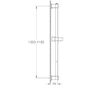 Grohe Vitalio Universal - Sprchová tyč 115 cm, chrom 26970001