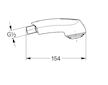 Grohe  - Vytahovací sprška, kartáčovaná nerez 46312SD0