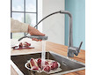 Grohe Zedra - Dřezová baterie s výsuvnou sprškou, supersteel 32553DC2