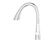 Grohe ZedraTouch - Elektronická dřezová baterie s výsuvnou sprškou, chrom 30219002