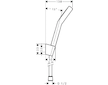 Hansgrohe Activera Select S - Set sprchové hlavice, držáku a hadice, 2 proudy, EcoSmart, chrom 28054000
