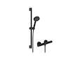 Hansgrohe Activera Select S - Sprchový set s termostatem, 2 proudy, EcoSmart, matná černá 28876670