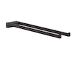 Hansgrohe AddStoris - Držák ručníků dvojitý, délka 45 cm, matná černá 41770670