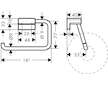 Hansgrohe AddStoris - Držák toaletního papíru, chrom 41771000