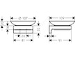 Hansgrohe AddStoris - Mýdlenka s držákem, matné sklo/bílá mat 41746700