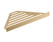 Hansgrohe AddStoris - Polička rohová, kartáčovaný bronz 41741140