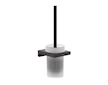 Hansgrohe AddStoris - WC štětka nástěnná, matné sklo/černá mat 41752670