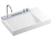 Hansgrohe Avalegra - Umyvadlo 78x48 cm, s termostatickou baterií a sprškou, 2 proudy, bez přepadu, chrom 22473000