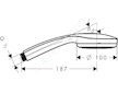 Hansgrohe Croma 100 - Sprchová hlavice Mono, chrom 28580000