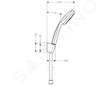 Hansgrohe Croma 100 - Sprchová souprava Mono, chrom 27574000
