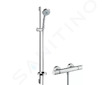 Hansgrohe Croma 100 - Sprchový set s termostatem, 3 proudy, tyč 90 cm, chrom 27085000