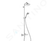 Hansgrohe Croma 220 - Sprchový set Showerpipe s termostatem, 22 cm, 4 proudy, chrom 27185000