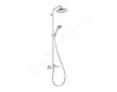 Hansgrohe Croma 220 - Sprchový set Showerpipe s termostatem, 22 cm, 4 proudy, EcoSmart 9 l/min, chrom 27188000