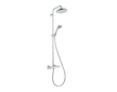 Hansgrohe Croma 220 - Sprchový set Showerpipe s termostatem, 22 cm, 4 proudy, EcoSmart 9 l/min, chrom 27188000