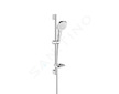Hansgrohe Croma Select E - Sprchová souprava Vario 0,65m s mýdlenkou Casetta, bílá/chrom 26586400