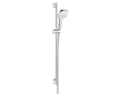 Hansgrohe Croma Select E - Sprchová souprava Vario EcoSmart 9l/min 0,90m, bílá/chrom 26593400