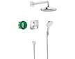 Hansgrohe Croma Select E - Sprchový set 180 s termostatem Ecostat E, 2 proudy, chrom 27294000