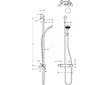 Hansgrohe Croma Select E - Sprchový set SemiPipe Multi s termostatem, bílá/chrom 27248400