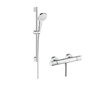 Hansgrohe Croma Select E - Sprchový set Vario s termostatem, 3 proudy, sprchová tyč 65 cm, bílá/chrom 27081400