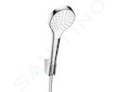 Hansgrohe Croma Select S - Set sprchové hlavice, držáku a hadice 1,25 m, bílá/chrom 26420400
