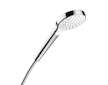 Hansgrohe Croma Select S - Sprchová hlavice 110, EcoSmart 9 l/min, bílá/chrom 26805400