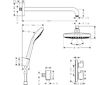 Hansgrohe Croma Select S - Sprchový set 180 s termostatem Ecostat S, 2 proudy, chrom 27295000