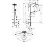 Hansgrohe Croma Select S - Sprchový set Showerpipe 280 s termostatem, chrom 26790000