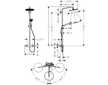 Hansgrohe Croma Select S - Sprchový set Showerpipe 280 s termostatem, chrom 26790000