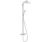 Hansgrohe Croma - Sprchový set s vanovým termostatem, 28x17 cm, 3 proudy, chrom 27687000