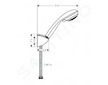 Hansgrohe Crometta 85 - Set sprchové hlavice, 2 proudy, držáku a hadice 1,6 m, chrom 27559000