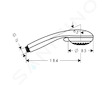 Hansgrohe Crometta 85 - Sprchová hlavice Vario, 2 proudy, chrom 28562000